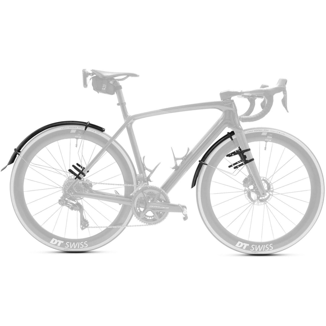 QDR Quick Detach Road Mudguards 700 x 46mm black