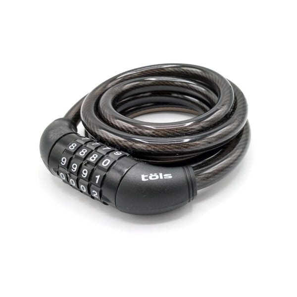 Spiral Lock Combination 180cm(L) x 12mm(ø)
