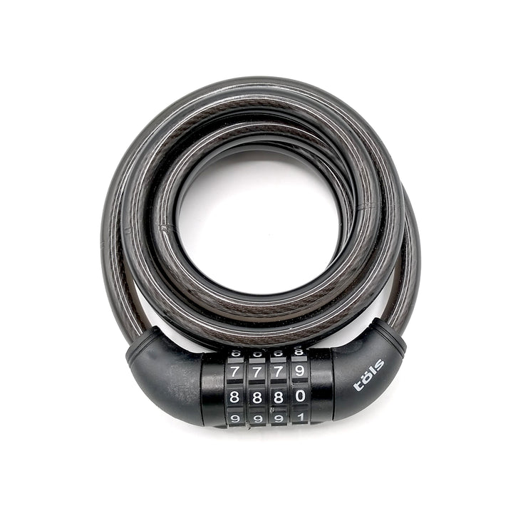 Spiral Lock Combination 180cm(L) x 12mm(ø)